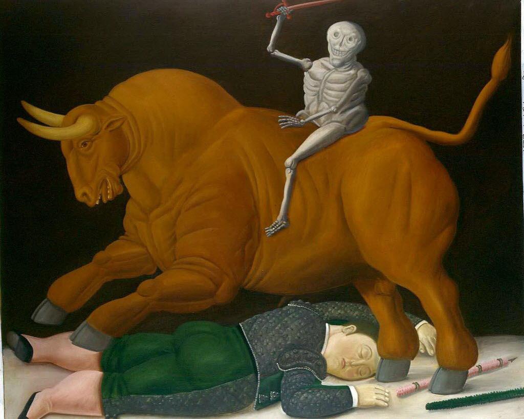 cattle Fernando Botero Oil Paintings